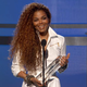 Janet Jackson accepts the Ultimate Icon Award at the 2015 BET Awards.
BET Screenshot